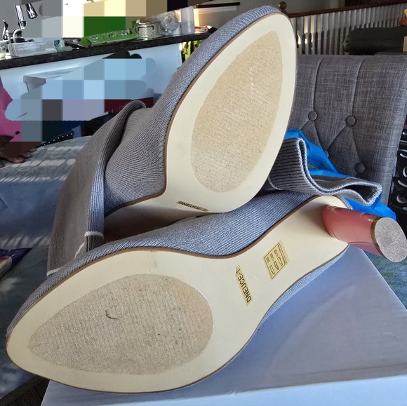 NIB!! Grey Sock Boots size 10 Breckelles - Picture 4 of 7